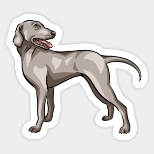 Cute Weimaraner Dog Sticker